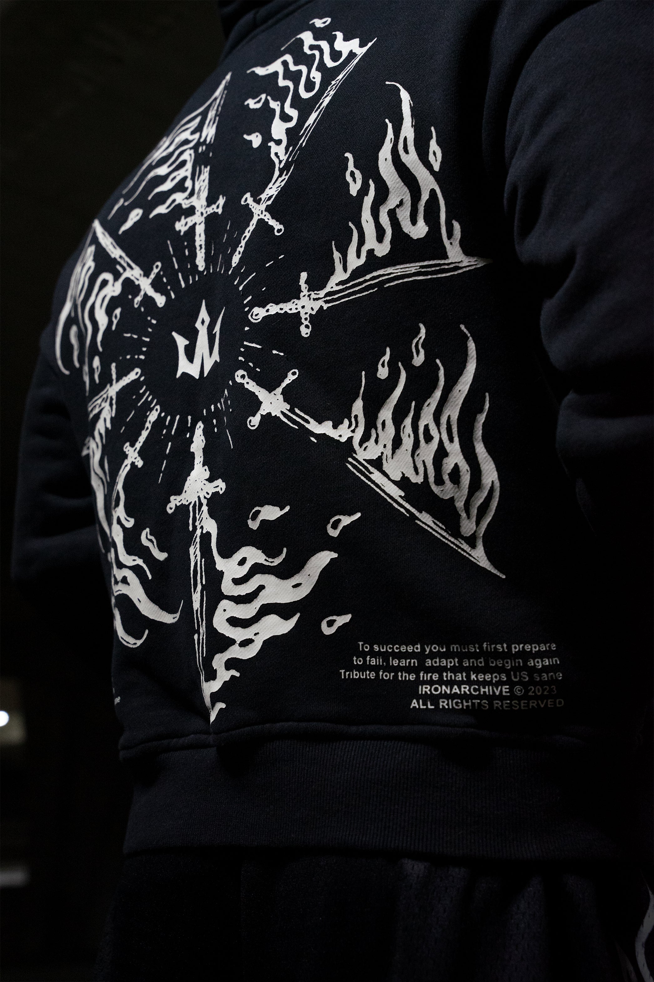 TRIDENT OF FIRE - HOODIE
