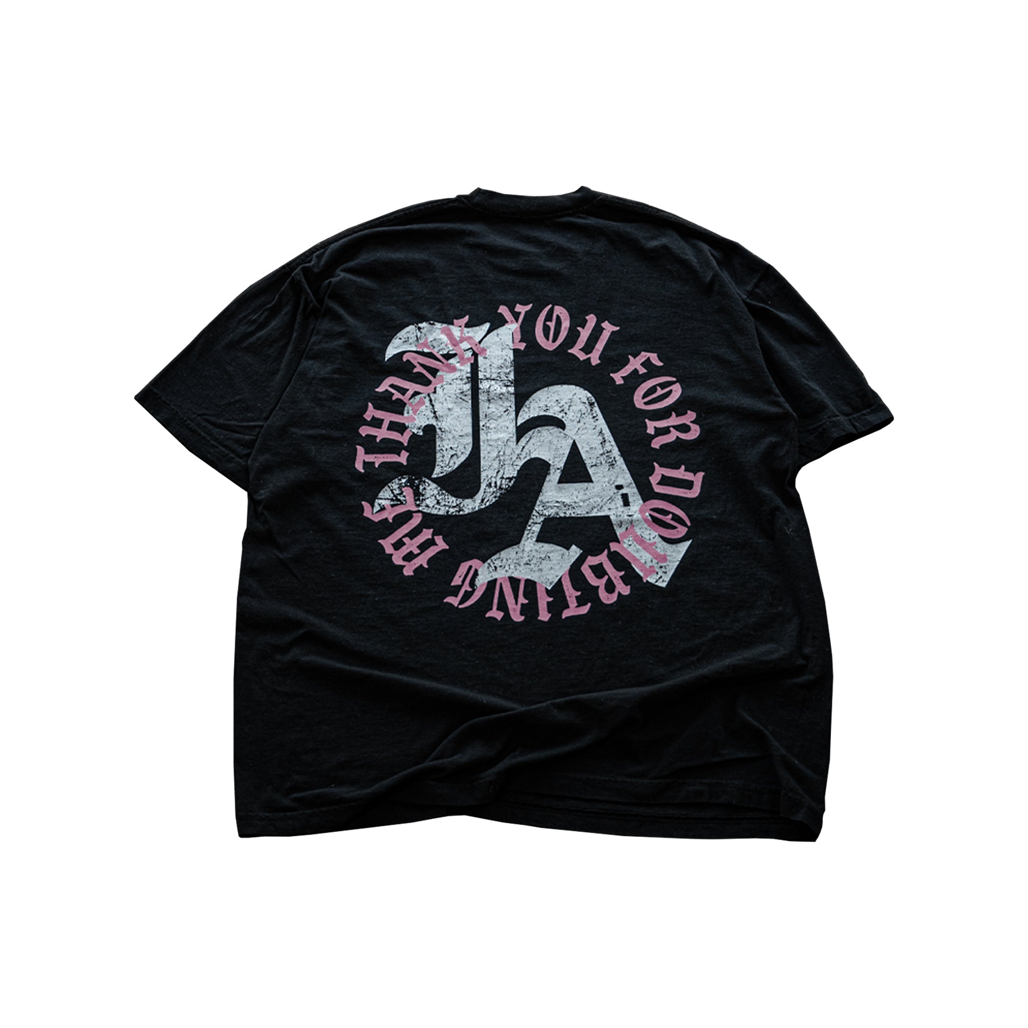 TYFDM Tee- Black/Pink
