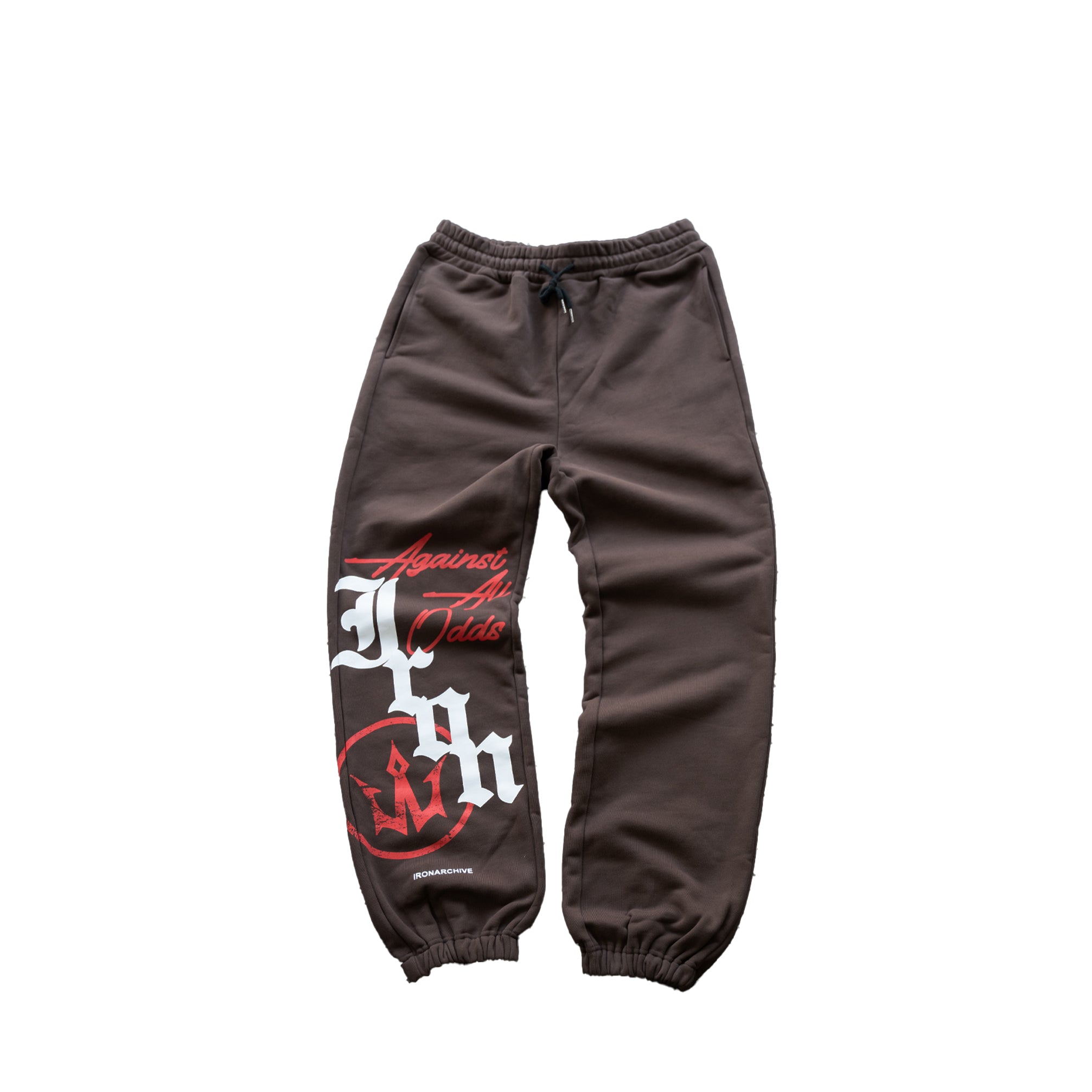 AAO SweatPants - Brown/Red