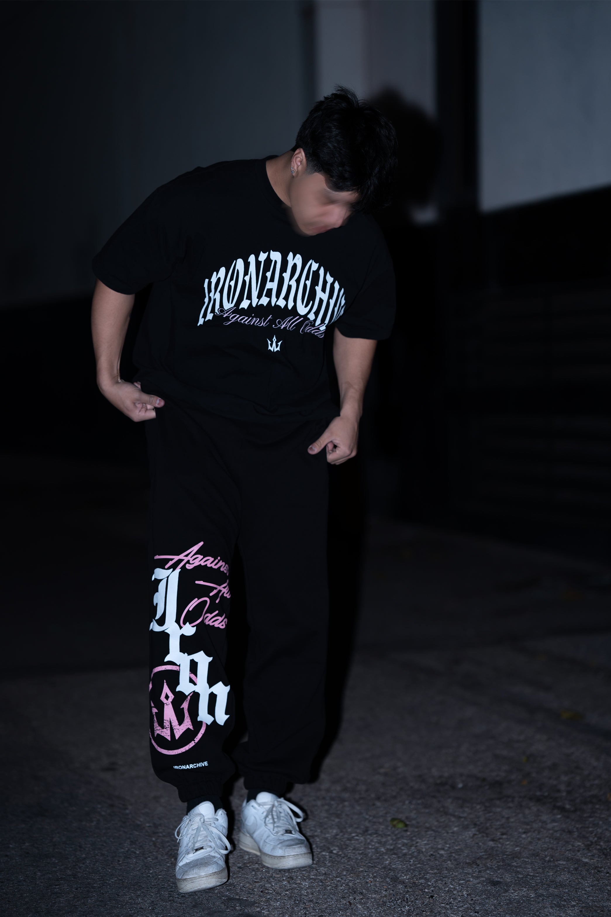TYFDM Tee- Black/Pink