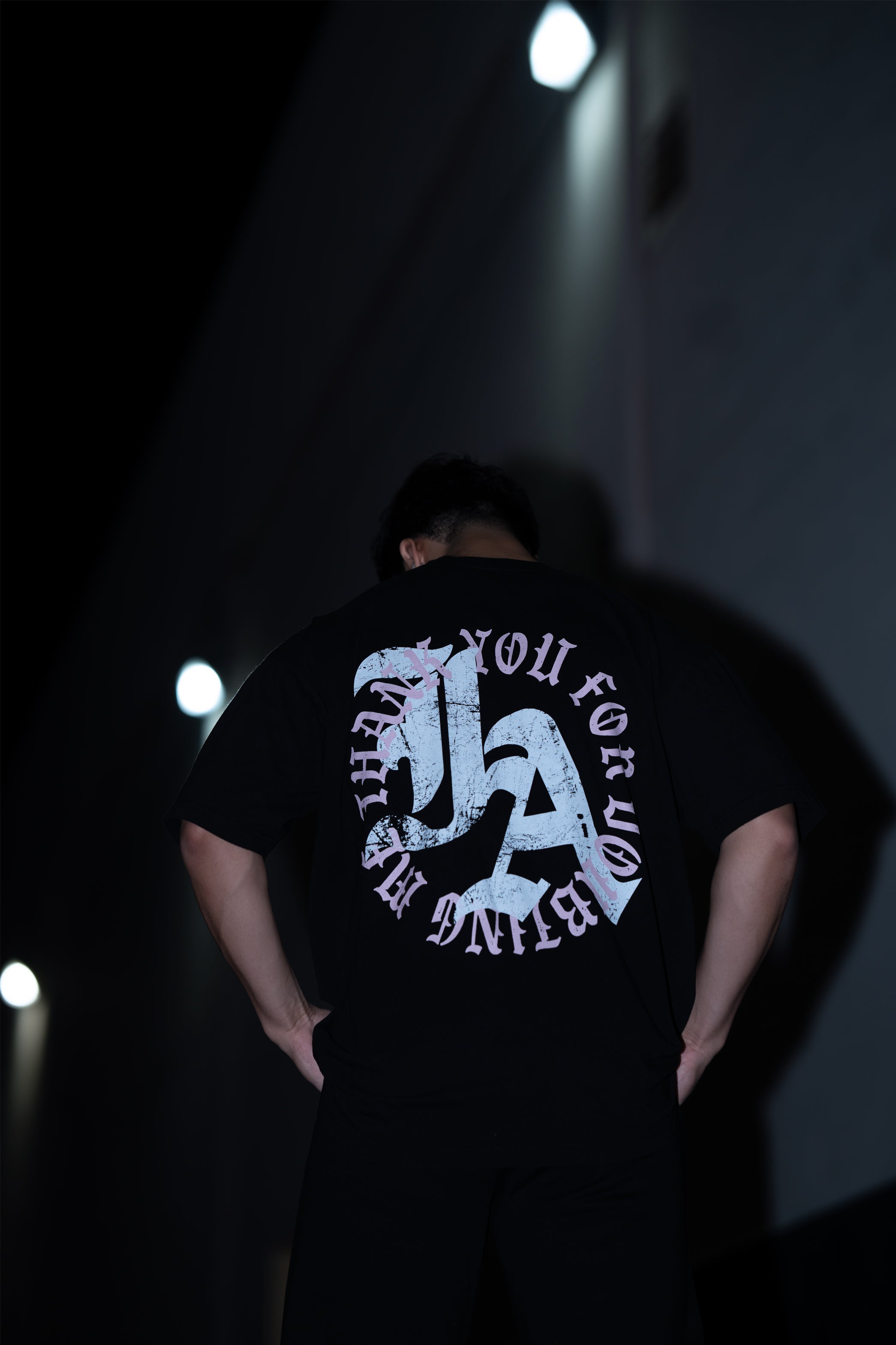 TYFDM Tee- Black/Pink