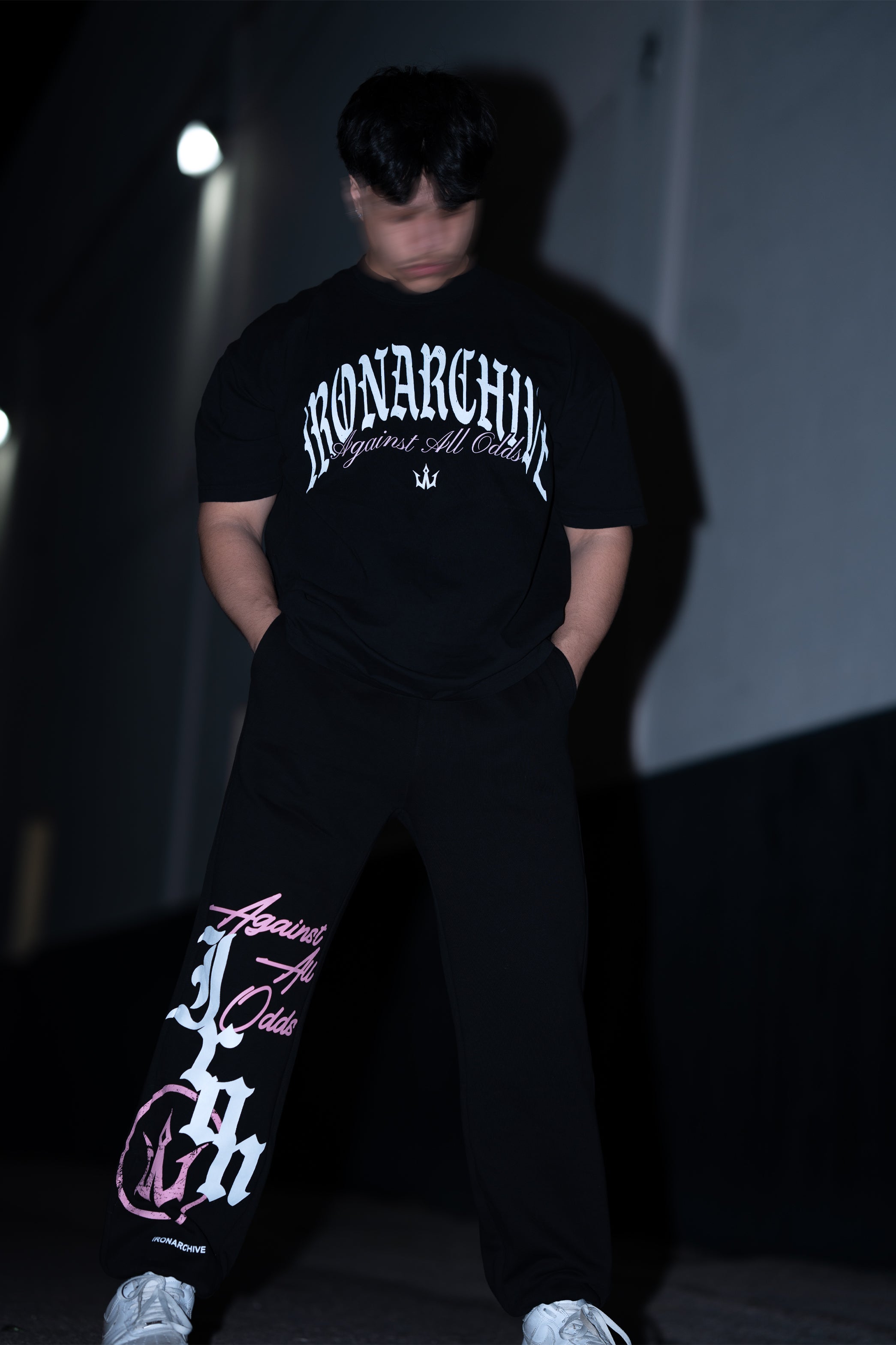TYFDM Tee- Black/Pink